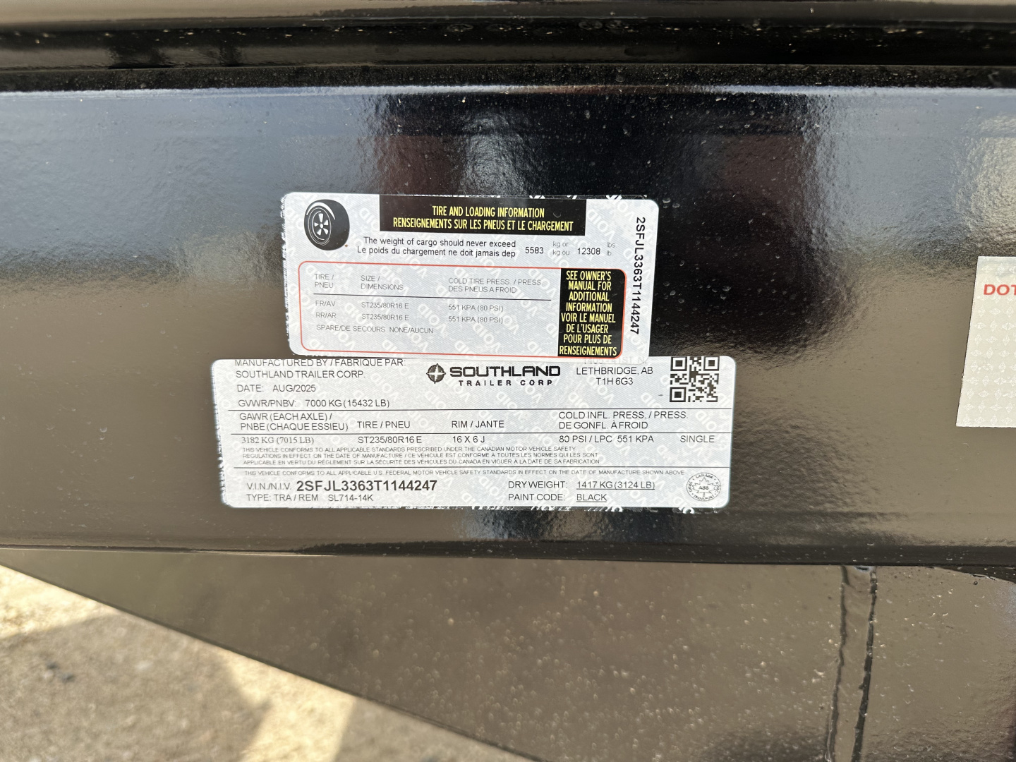 New 2026 Southland Trailers sl714-14k Dump Trailer