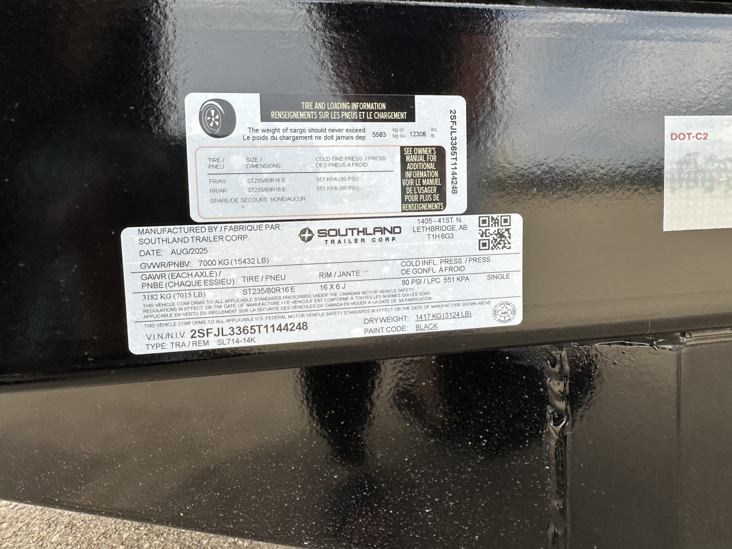 New 2026 Southland Trailers sl714-14k Dump Trailer