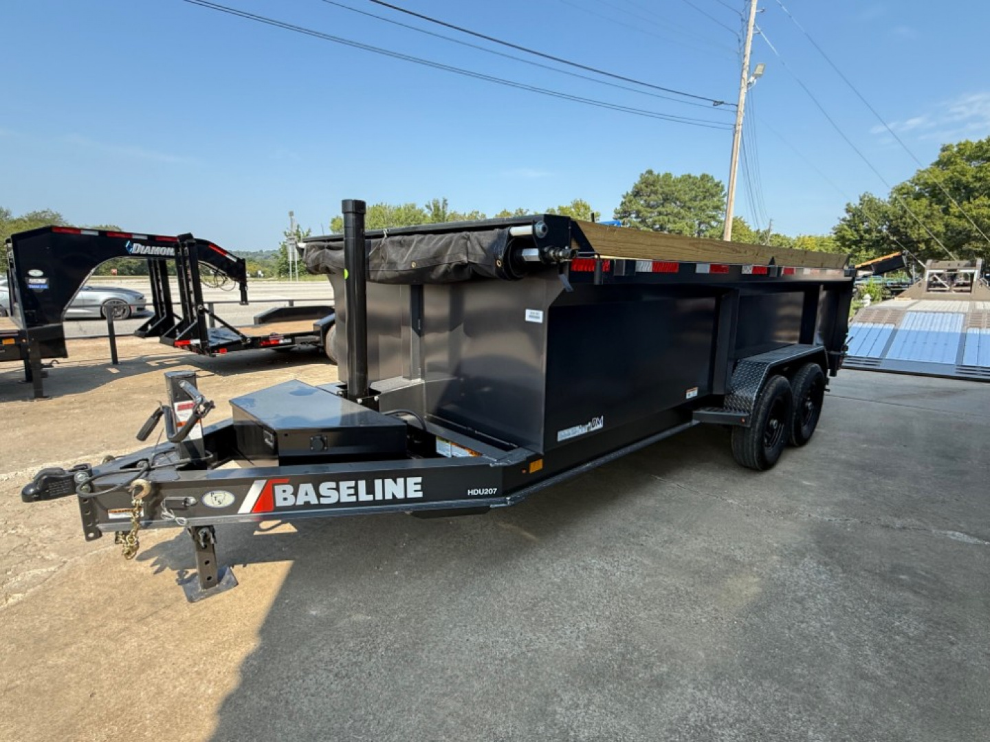 New 2026 Diamond C Trailers HDU 207 Package 16'X82" Dump Trailer