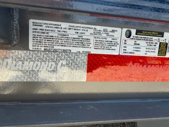 New 2026 Diamond C Trailers HDT 207 Package 20'X82" Equipment Trailer