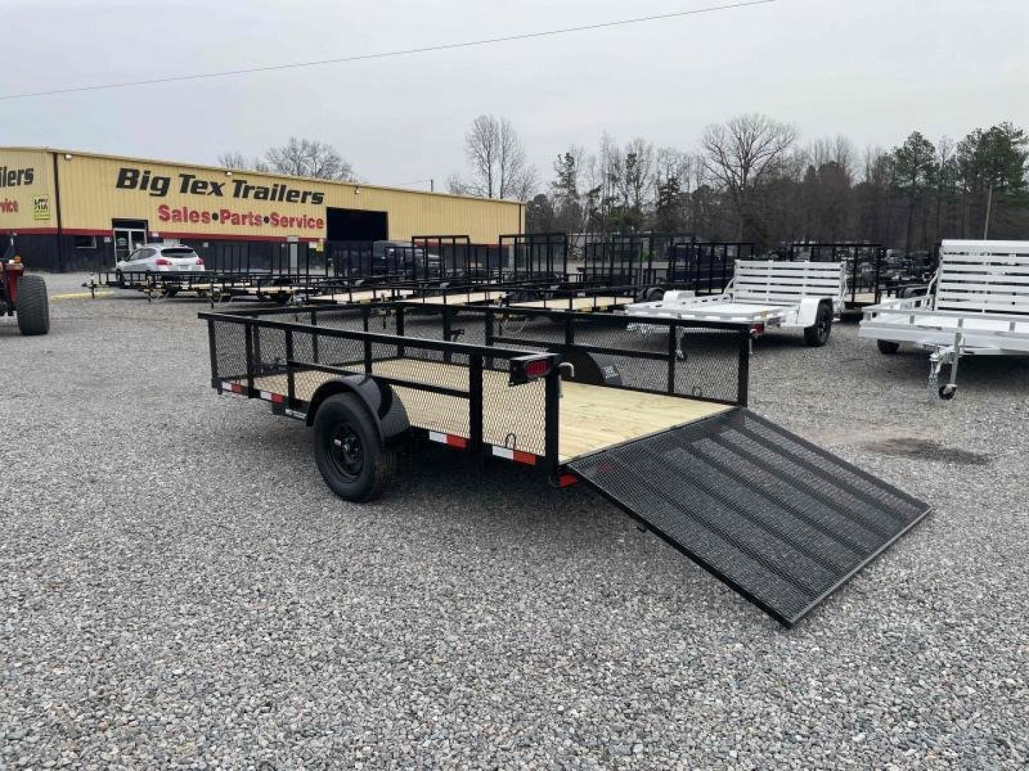 New 2026 Down 2 Earth Trailers 6x12 w/ Gate and 2' Expanded Metal Sides Utility Trailer