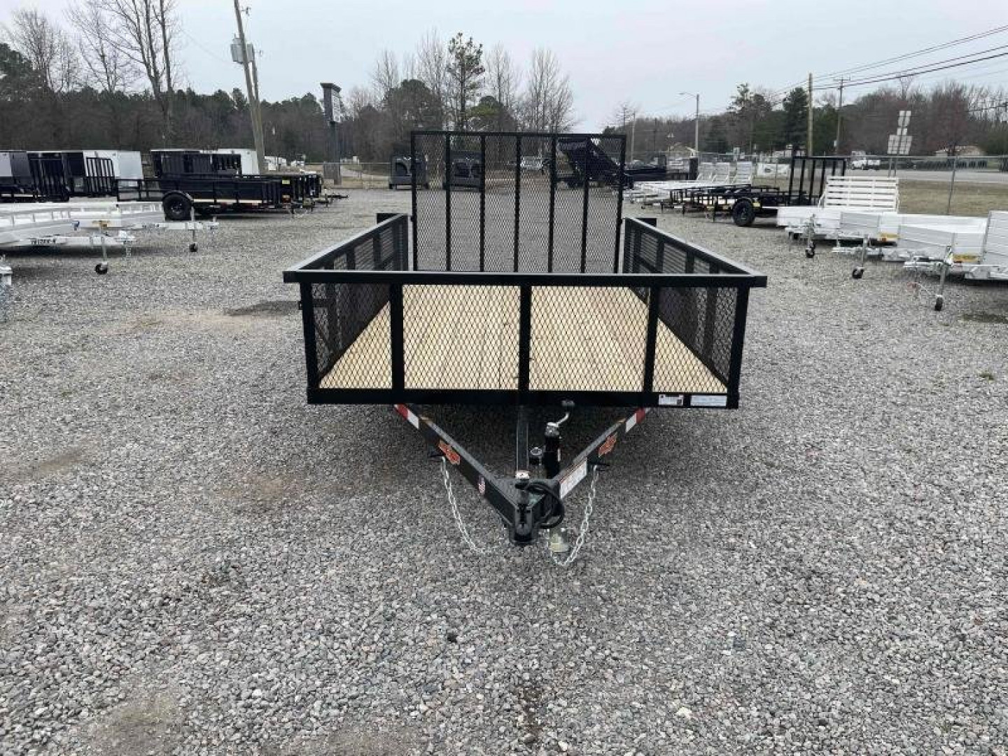 New 2026 Down 2 Earth Trailers 6x12 w/ Gate and 2' Expanded Metal Sides Utility Trailer