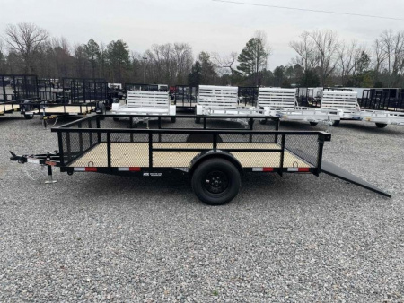 New 2026 Down 2 Earth Trailers 6x12 w/ Gate and 2' Expanded Metal Sides Utility Trailer