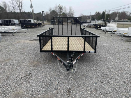New 2026 Down 2 Earth Trailers 6x12 w/ Gate and 2' Expanded Metal Sides Utility Trailer