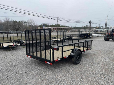 New 2026 Down 2 Earth Trailers 6x12 w/ Gate and 2' Expanded Metal Sides Utility Trailer