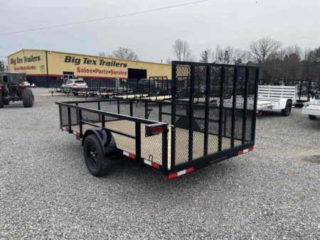 New 2026 Down 2 Earth Trailers 6x12 w/ Gate and 2' Expanded Metal Sides Utility Trailer