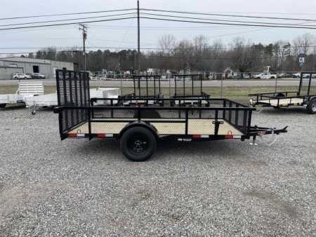 New 2026 Down 2 Earth Trailers 6x12 w/ Gate and 2' Expanded Metal Sides Utility Trailer