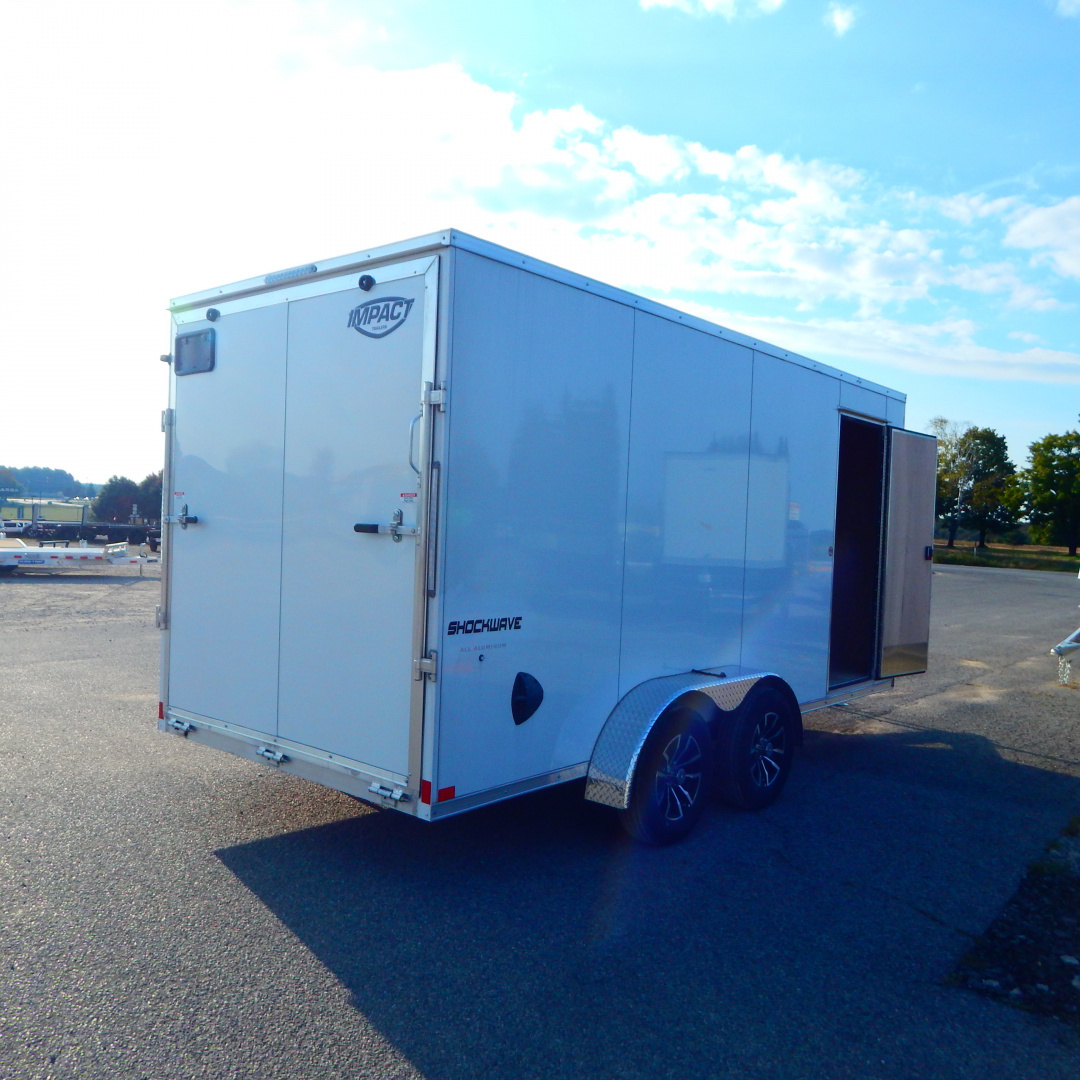 New 2025 Impact Trailers 7x16 7k Shockwave Cargo / Enclosed Trailer