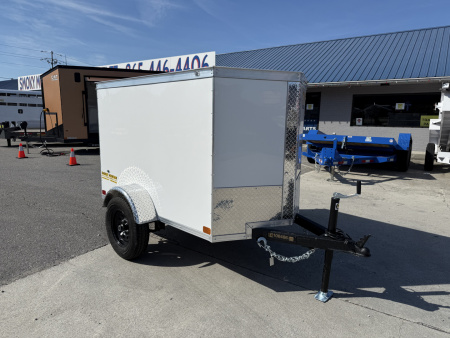 New 2025 Covered Wagon Trailers 4X6 SA Cargo / Enclosed Trailer