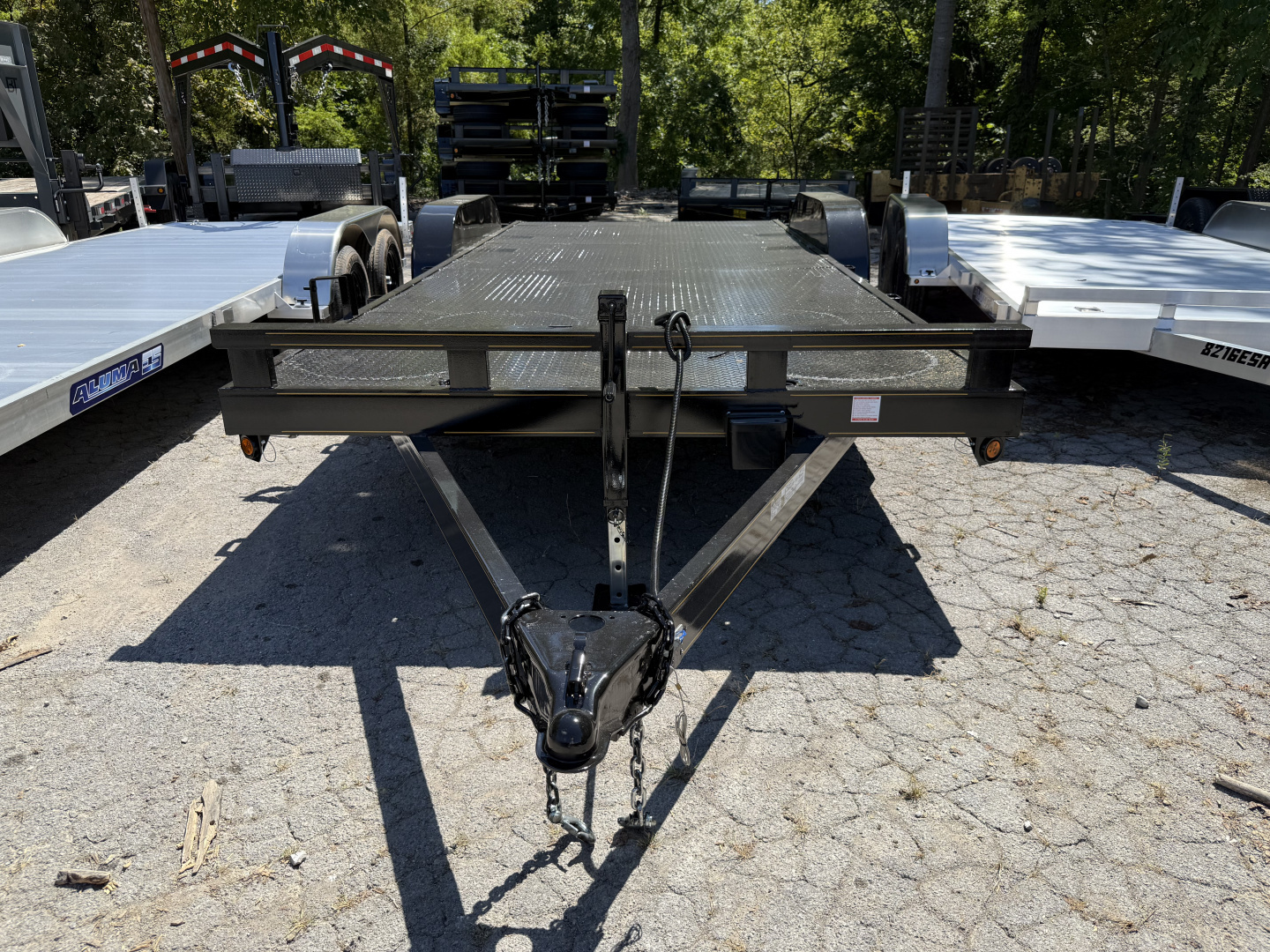 New 2025 P & T Trailers 10K 17+3 CARHAULER STEEL 2 BRAKE Car Hauler