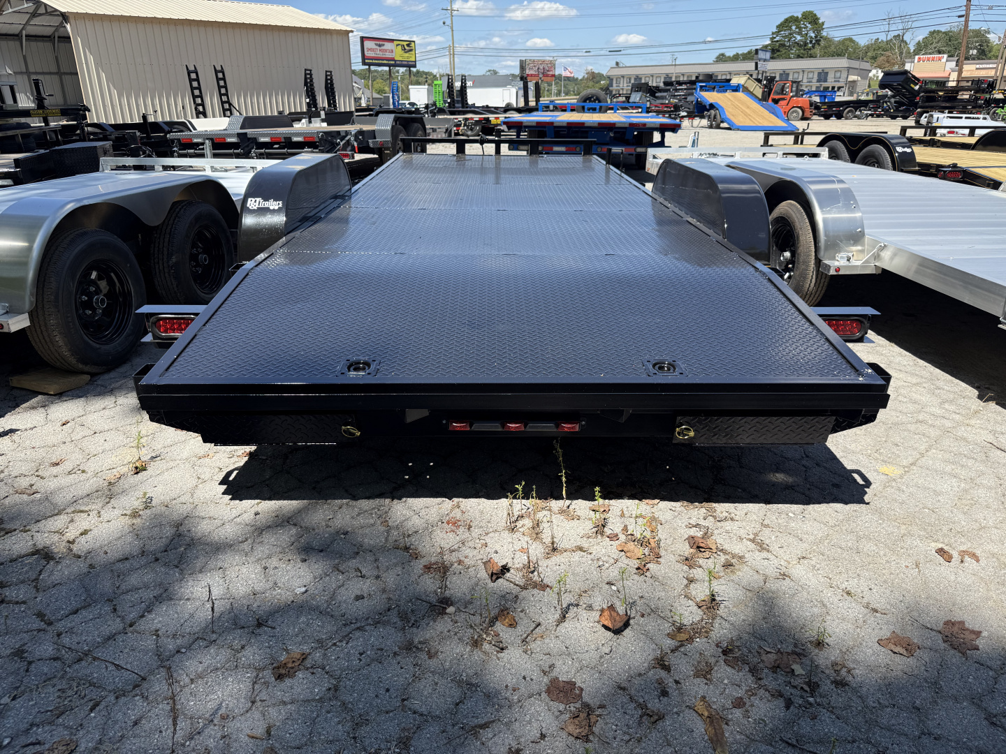 New 2025 P & T Trailers 10K 17+3 CARHAULER STEEL 2 BRAKE Car Hauler