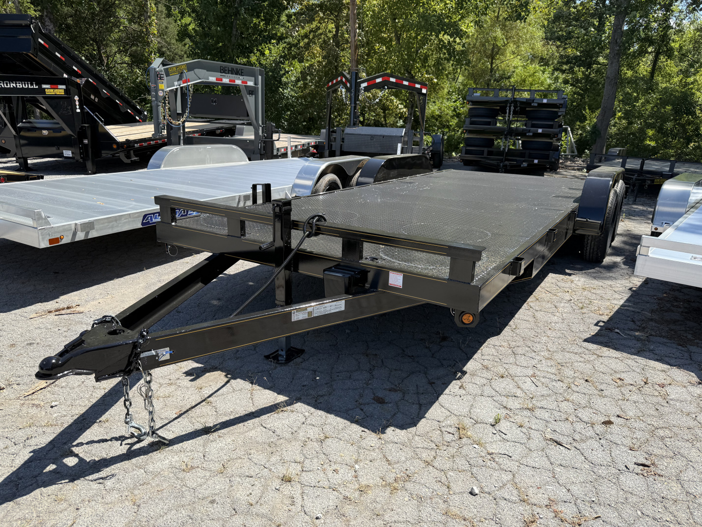 New 2025 P & T Trailers 10K 17+3 CARHAULER STEEL 2 BRAKE Car Hauler