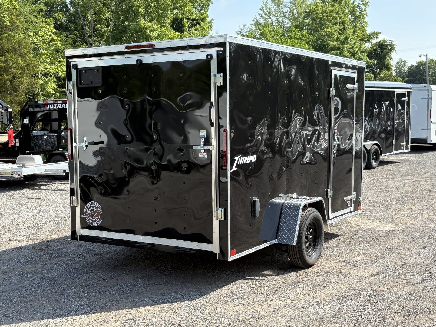 New 2026 HOMESTEADER TRAILER Intrepid 7' x 12' x 6'6" Cargo / Enclosed Trailer