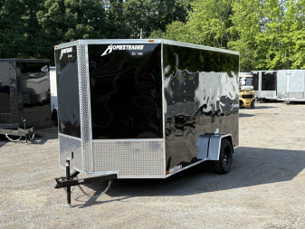 New 2026 HOMESTEADER TRAILER Intrepid 7' x 12' x 6'6" Cargo / Enclosed Trailer