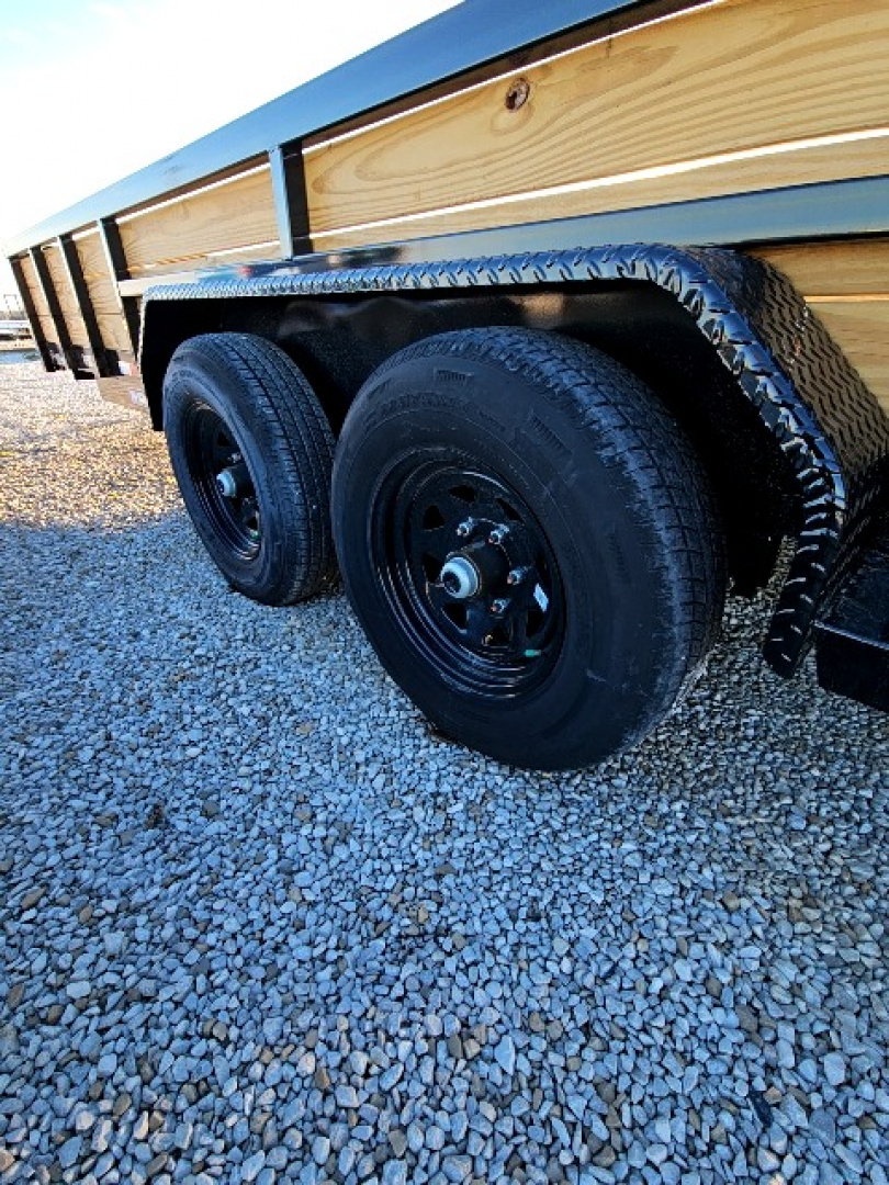 New 2026 Sure-Trac 7 x 18 10K Tube Top Three Board Utility Trailer