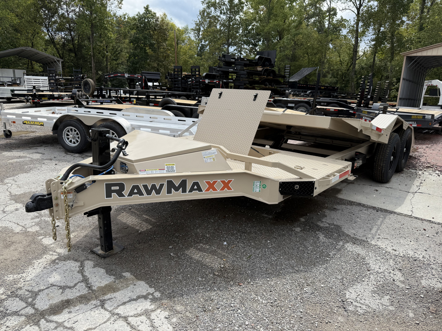 New 2026 RawMaxx 14K G7X 83X20 GRAVITY TILT Equipment Trailer