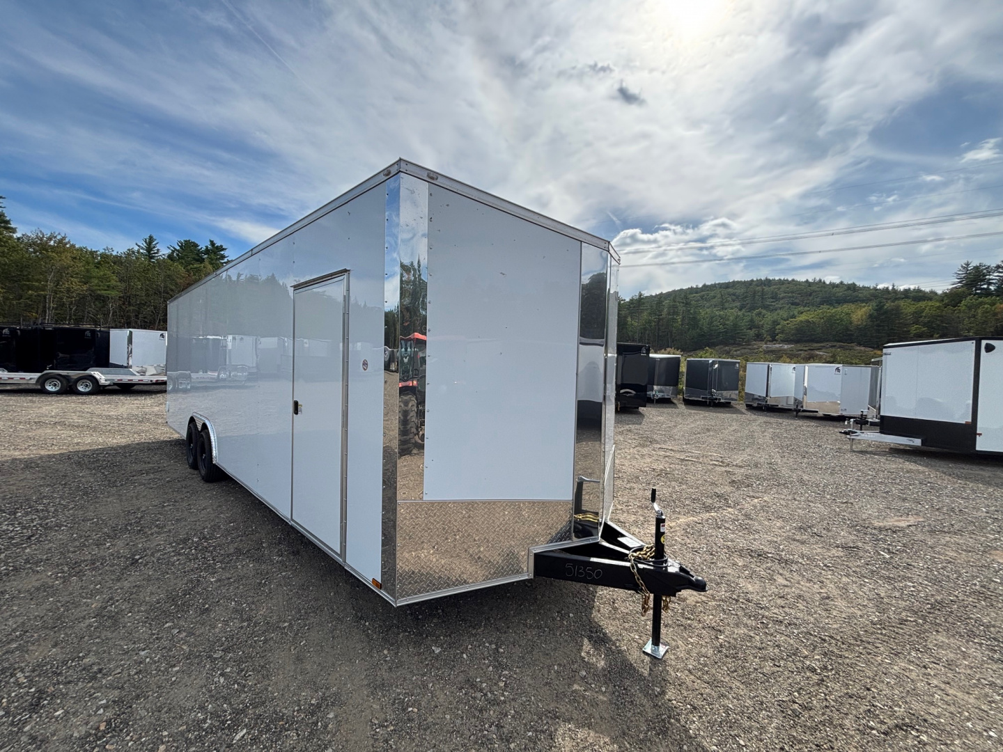 New 2026 SPARTAN 8.5X28 + 2ft V nose/ 7'6" Int Height / Polycore - 9990gvw