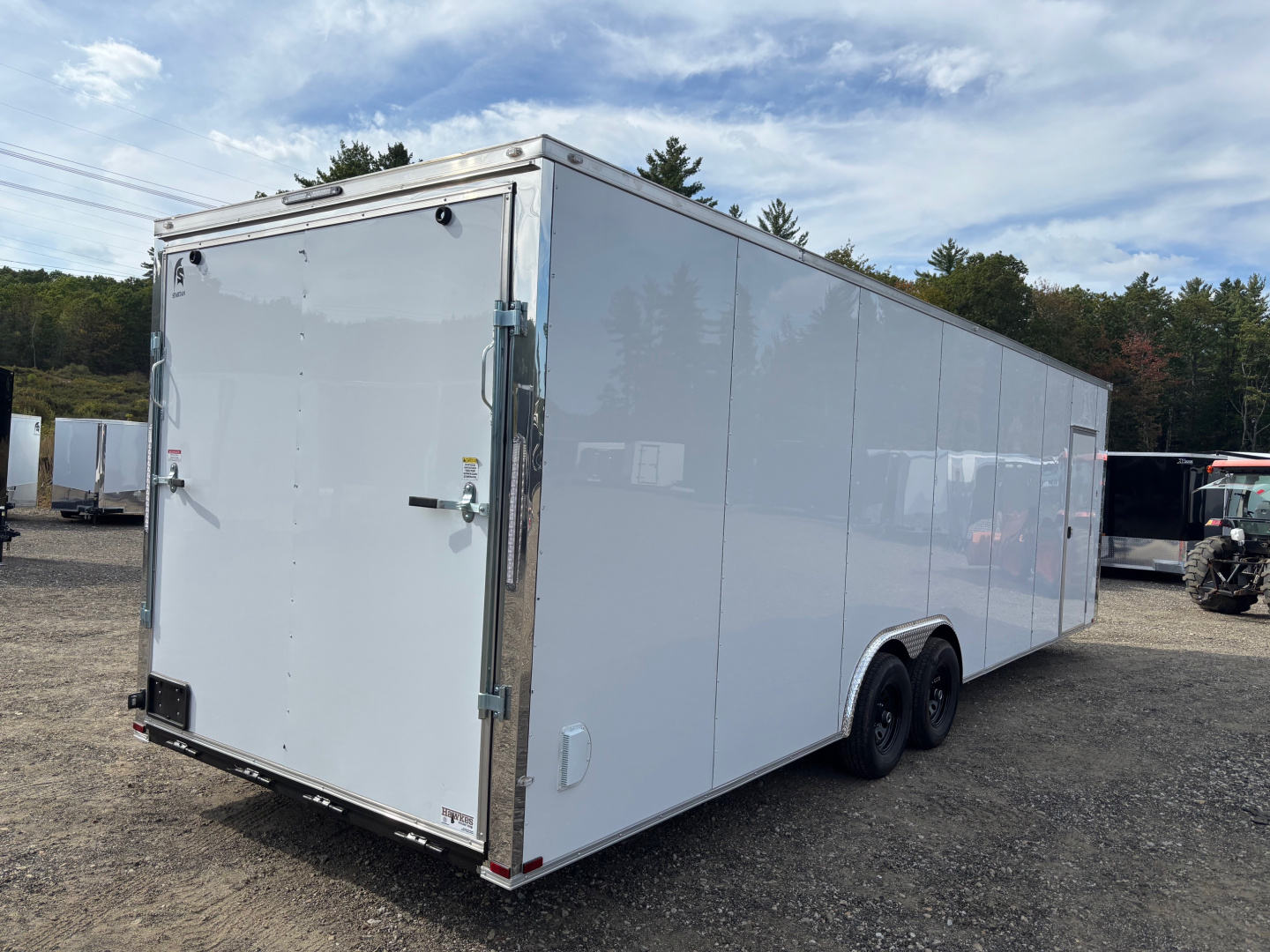 New 2026 SPARTAN 8.5X28 + 2ft V nose/ 7'6" Int Height / Polycore - 9990gvw