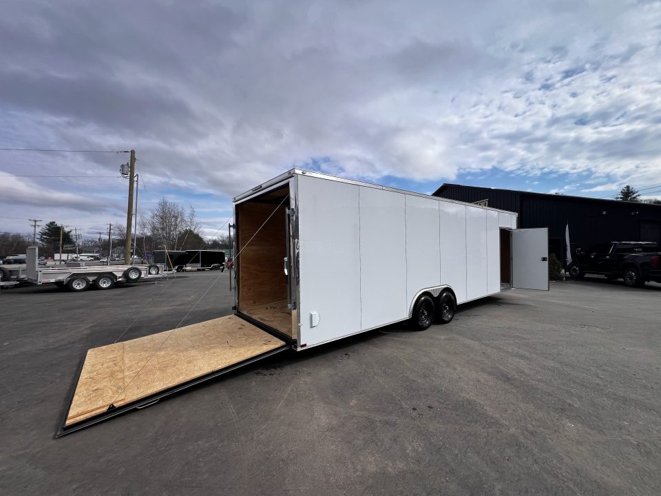 New 2026 SPARTAN 8.5X28 + 2ft V nose/ 7'6" Int Height / Polycore - 9990gvw