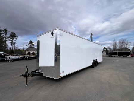 New 2026 SPARTAN 8.5X28 + 2ft V nose/ 7'6" Int Height / Polycore - 9990gvw
