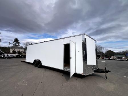 New 2026 SPARTAN 8.5X28 + 2ft V nose/ 7'6  Int Height / Polycore - 9990gvw