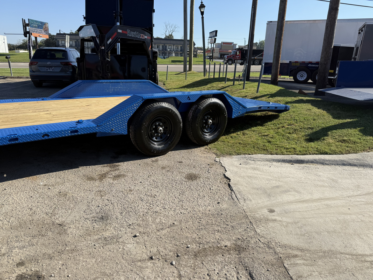 New 2026 RawMaxx 14K SLX 83X22 SLIDE IN RAMPS Equipment Trailer