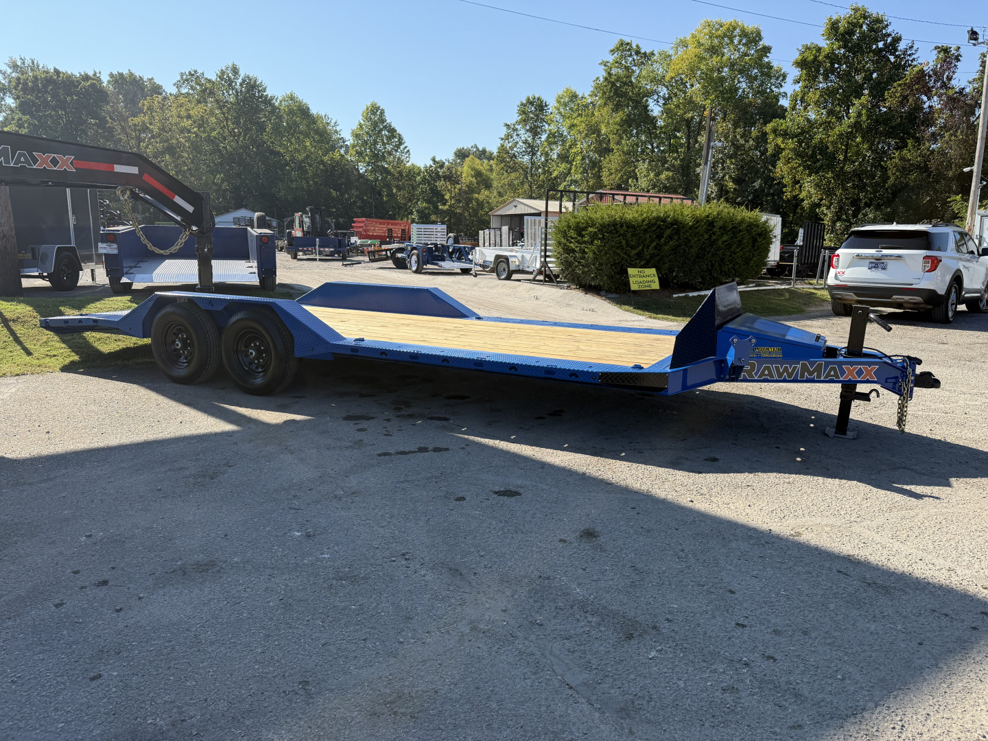 New 2026 RawMaxx 14K SLX 83X22 SLIDE IN RAMPS Equipment Trailer