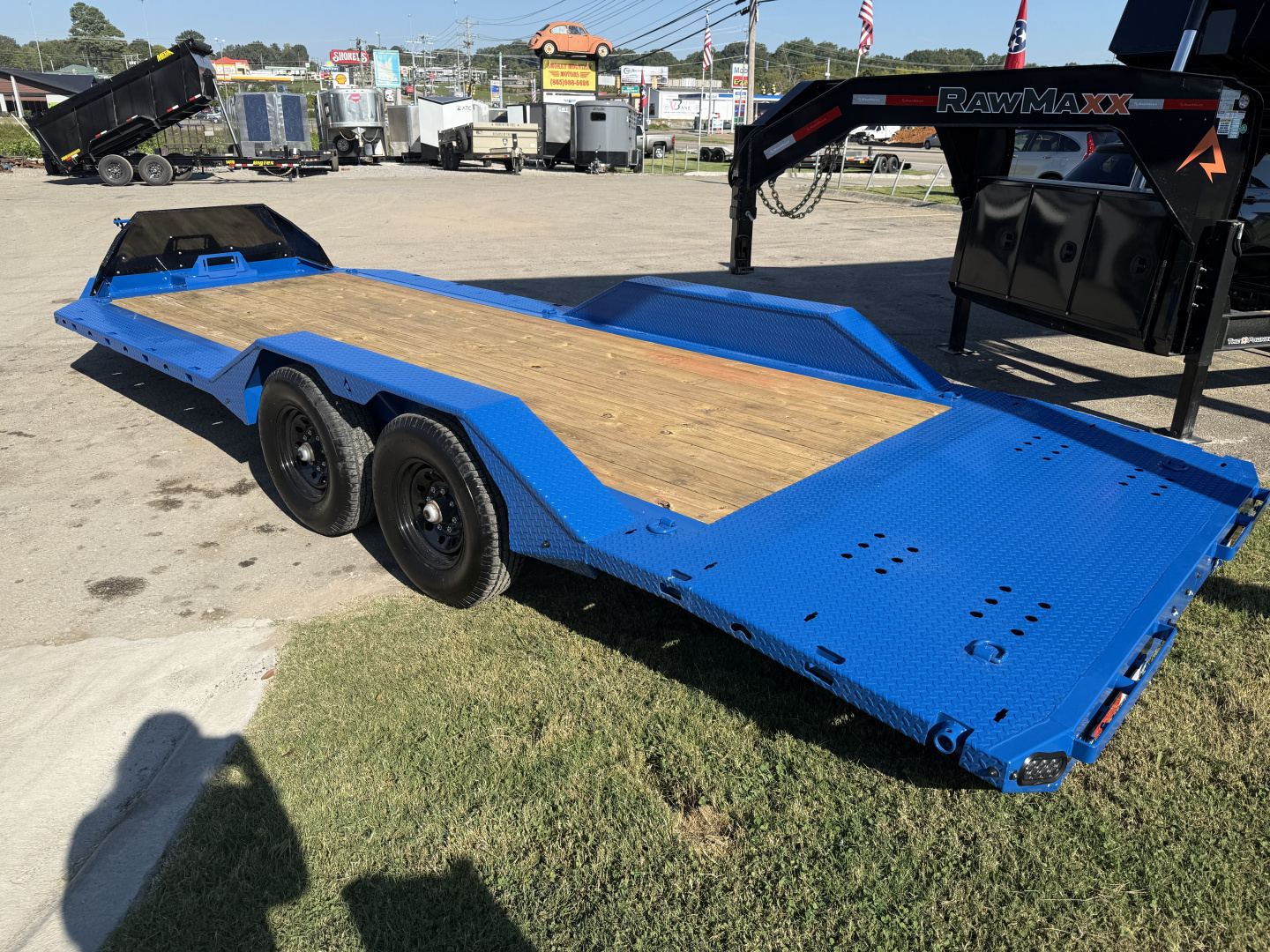 New 2026 RawMaxx 14K SLX 83X22 SLIDE IN RAMPS Equipment Trailer