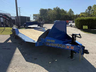 New 2026 RawMaxx 14K SLX 83X22 SLIDE IN RAMPS Equipment Trailer