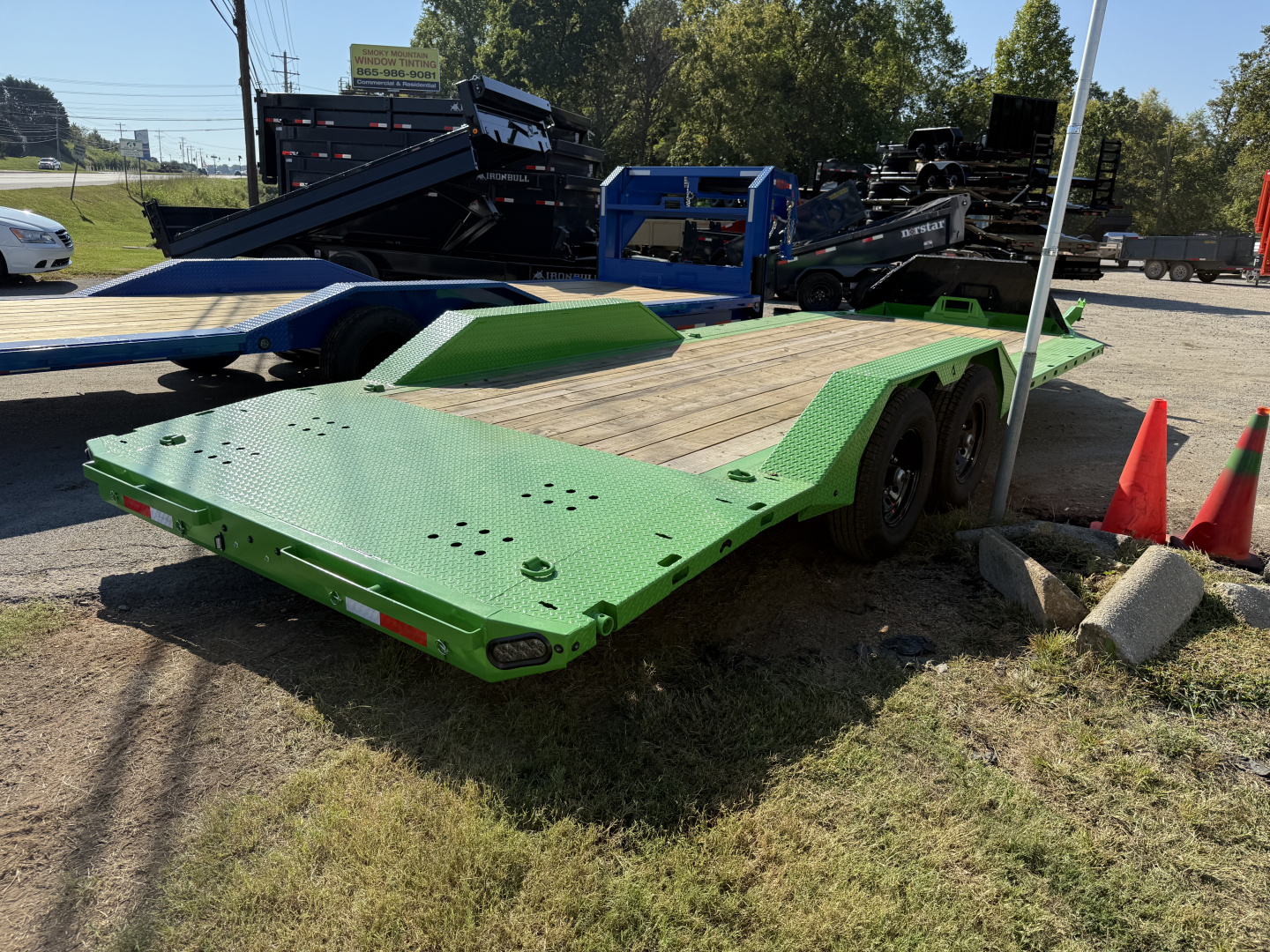 New 2026 RawMaxx 14K SLX 83X22 SLIDE IN RAMPS Equipment Trailer