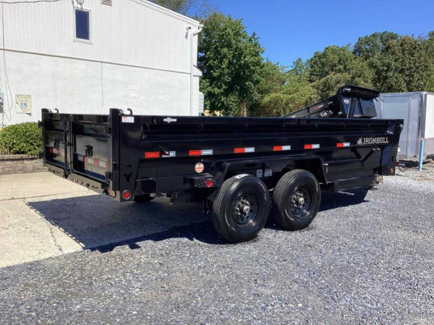 New 2026 Iron Bull 7X16DTB-15K GVWR Dump Trailer