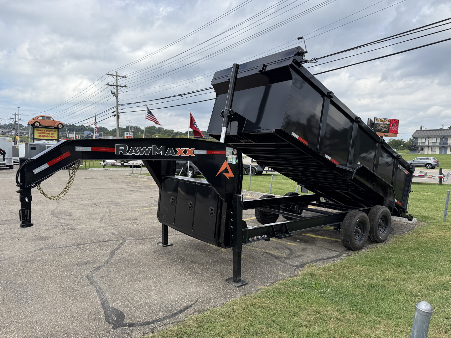 New 2026 RawMaxx 16K SLX 83X16 LPX 48'' GN DUMP Dump Trailer