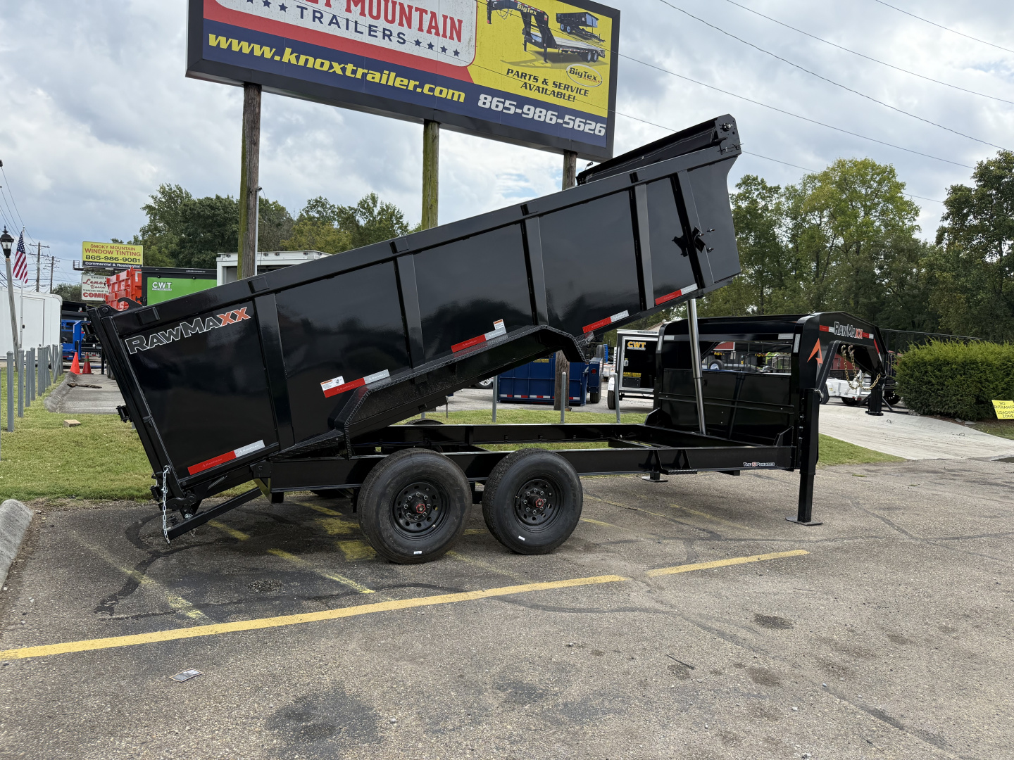 New 2026 RawMaxx 16K SLX 83X16 LPX 48'' GN DUMP Dump Trailer