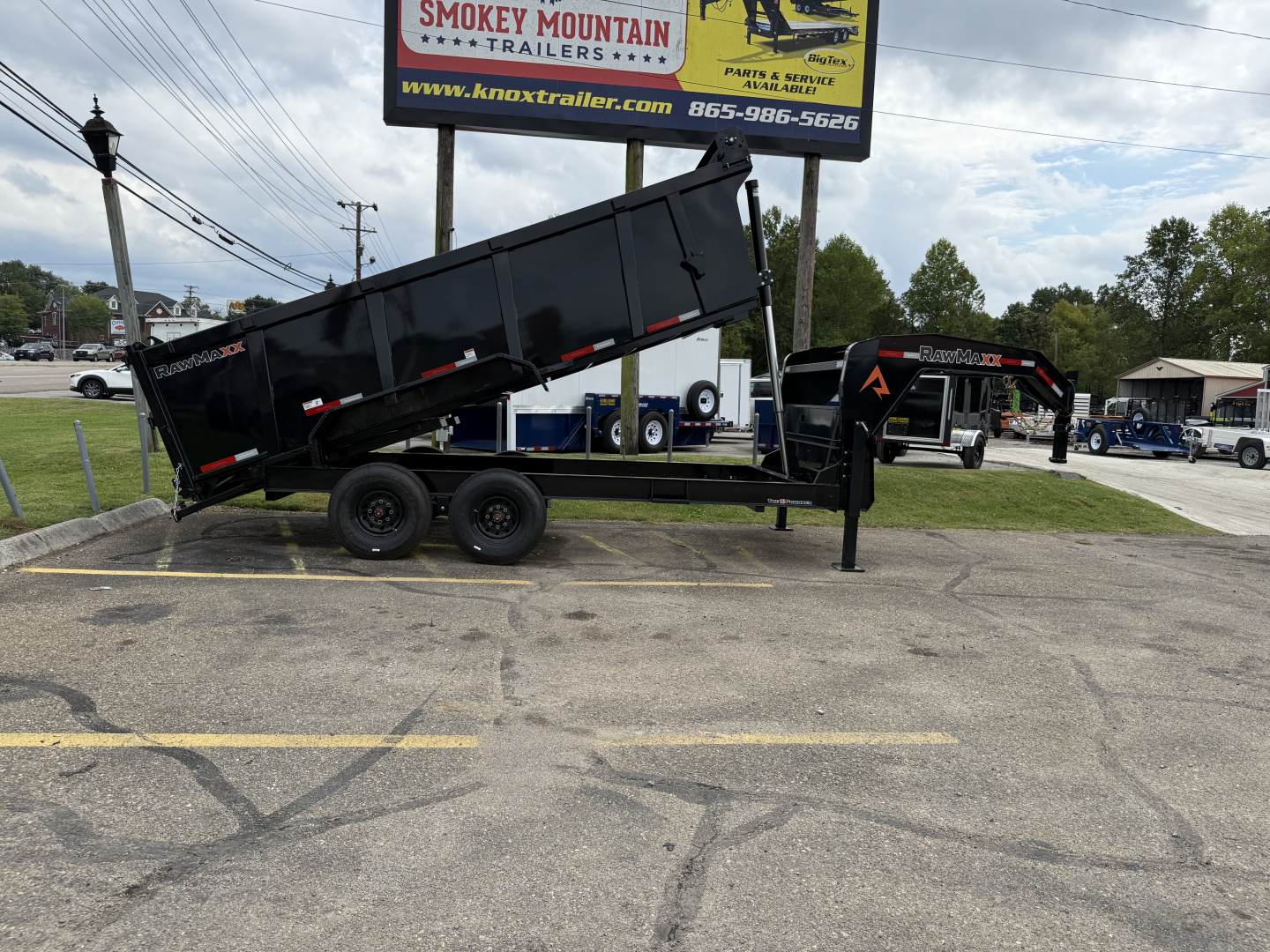 New 2026 RawMaxx 16K SLX 83X16 LPX 48'' GN DUMP Dump Trailer