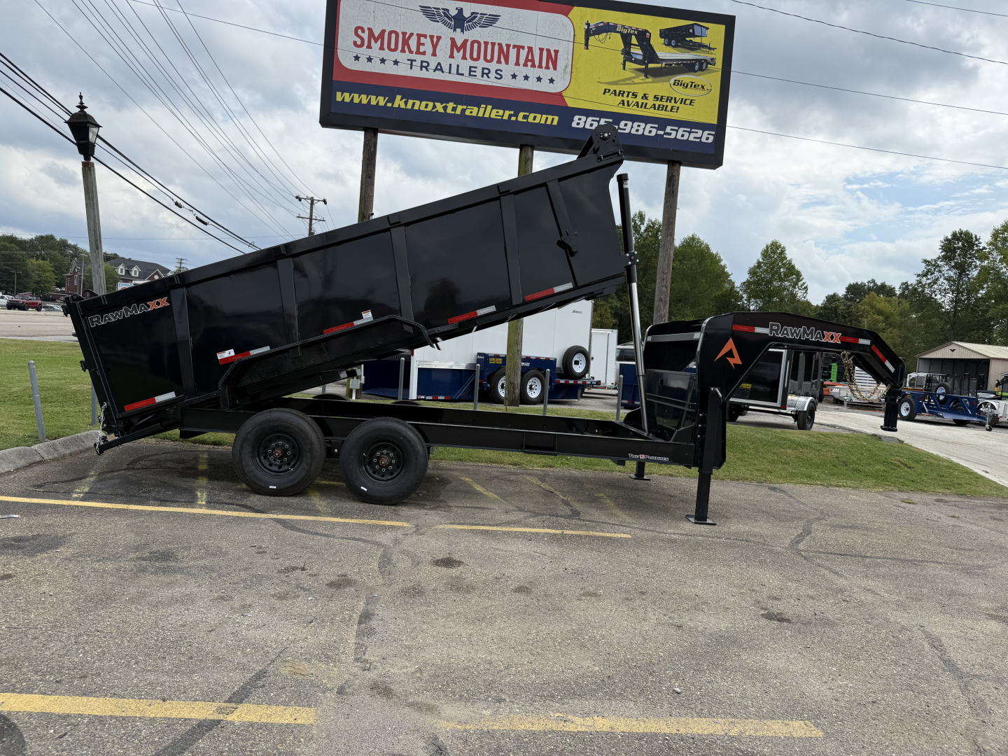 New 2026 RawMaxx 16K SLX 83X16 LPX 48'' GN DUMP Dump Trailer