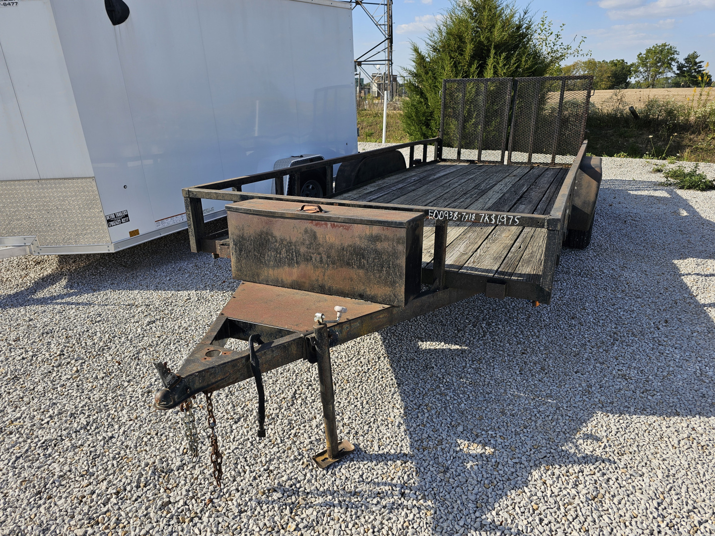 Used 1993 Nomanco Trailers 7 x 18 6K Tube Top Utility Trailer