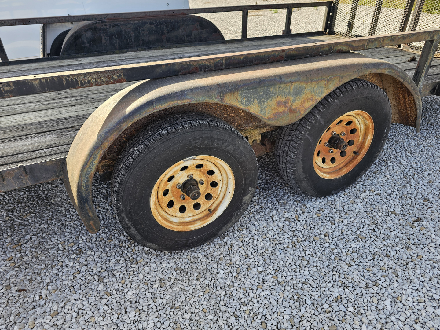 Used 1993 Nomanco Trailers 7 x 18 6K Tube Top Utility Trailer