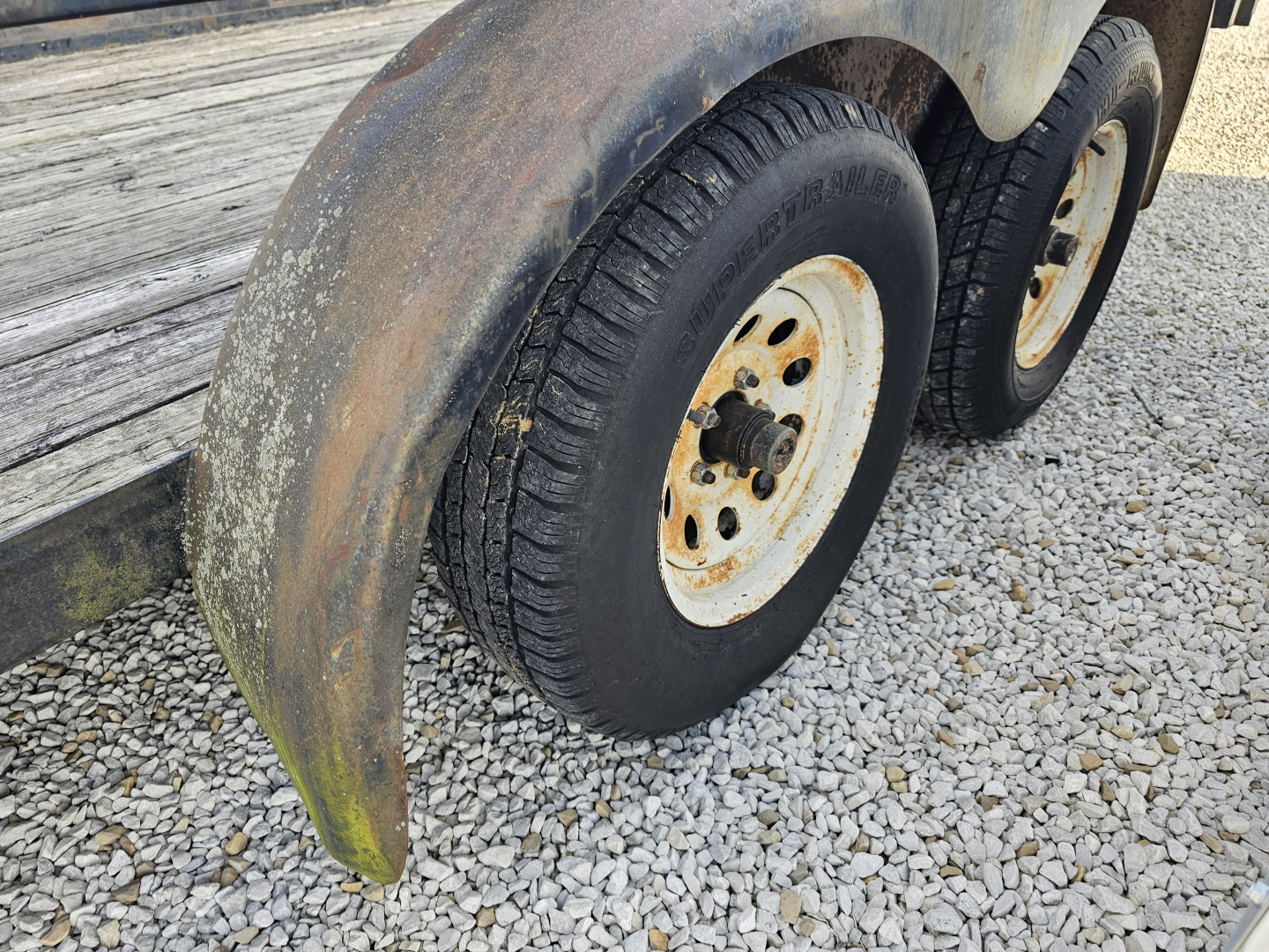 Used 1993 Nomanco Trailers 7 x 18 6K Tube Top Utility Trailer