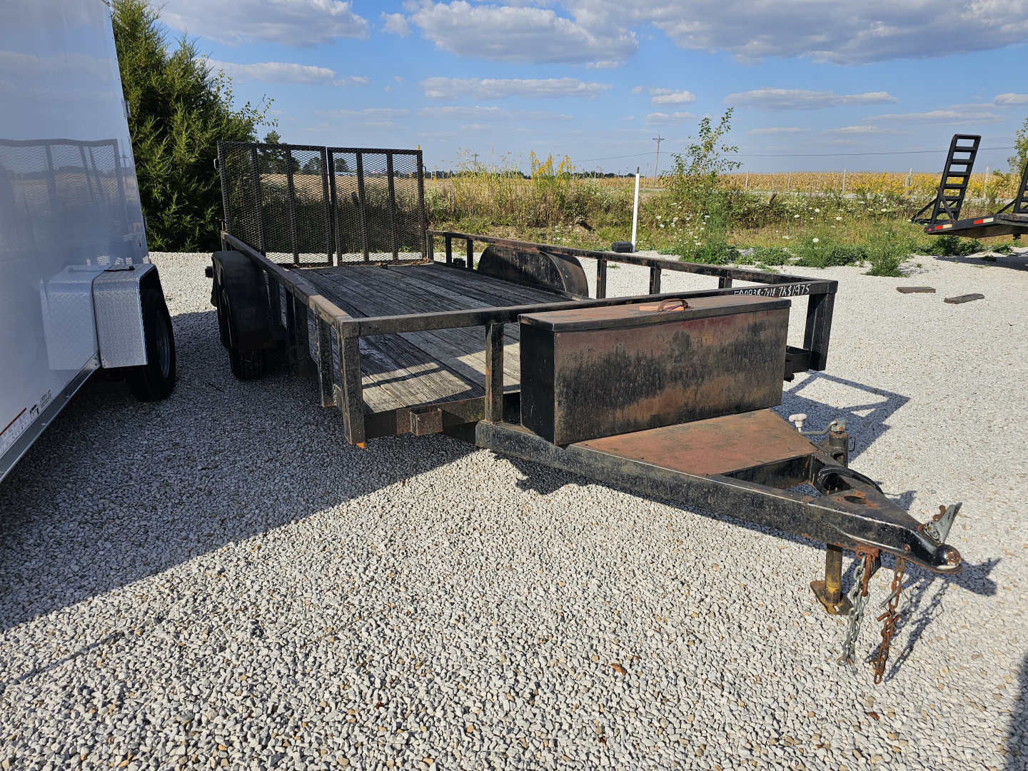 Used 1993 Nomanco Trailers 7 x 18 6K Tube Top Utility Trailer