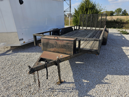 Used 1993 Nomanco Trailers 7 x 18 6K Tube Top Utility Trailer