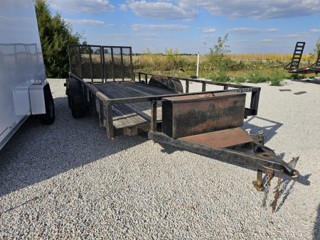 Used 1993 Nomanco Trailers 7 x 18 6K Tube Top Utility Trailer