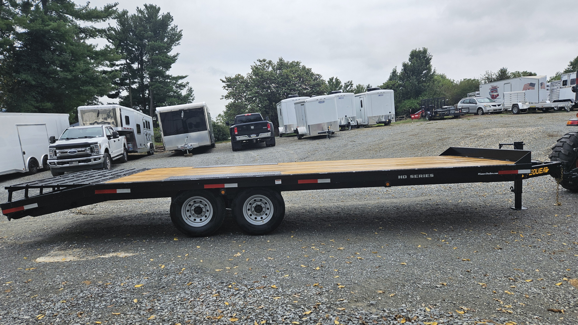 New 2025 Pequea Trailers DECKOVER 24 Flatbed Trailer