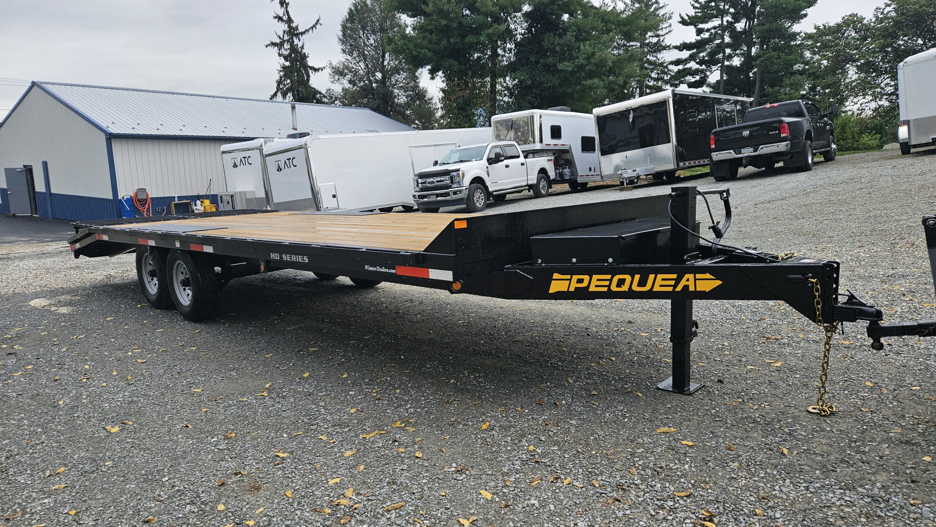 New 2025 Pequea Trailers DECKOVER 24 Flatbed Trailer