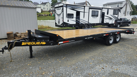 New 2025 Pequea Trailers DECKOVER 24 Flatbed Trailer