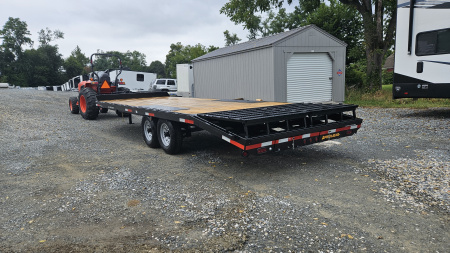 New 2025 Pequea Trailers DECKOVER 24 Flatbed Trailer
