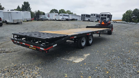 New 2025 Pequea Trailers DECKOVER 24 Flatbed Trailer