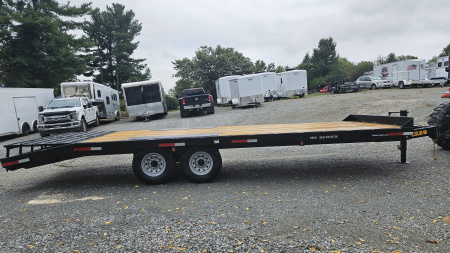New 2025 Pequea Trailers DECKOVER 24 Flatbed Trailer