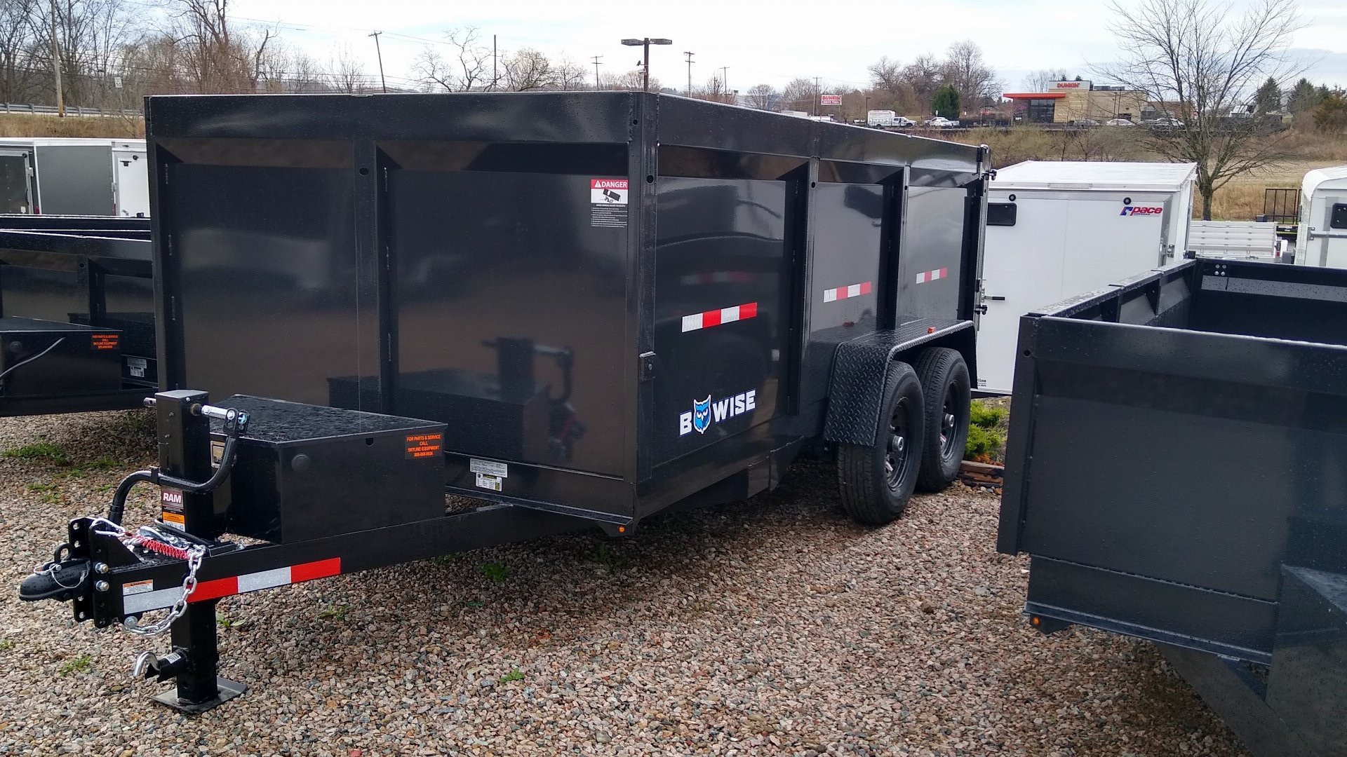 New 2026 BWISE DT714LP-LE-14H Trailer Dump Trailer