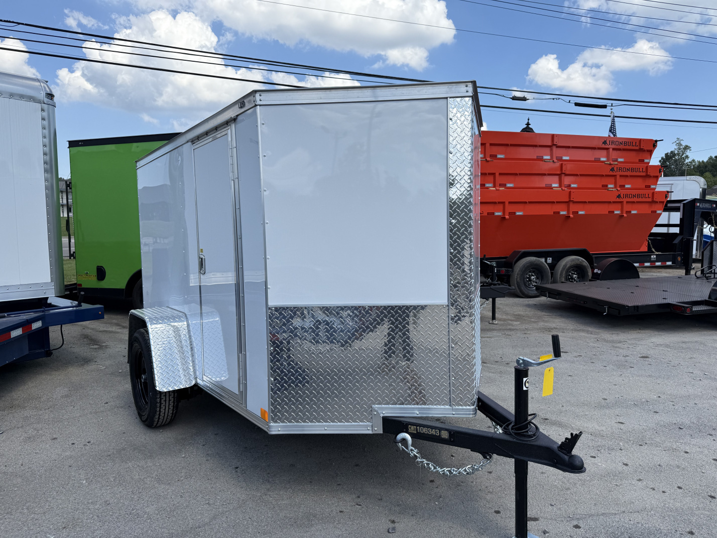 New 2026 Covered Wagon Trailers 5X8 SA SIDE DOOR RAMP Cargo / Enclosed Trailer