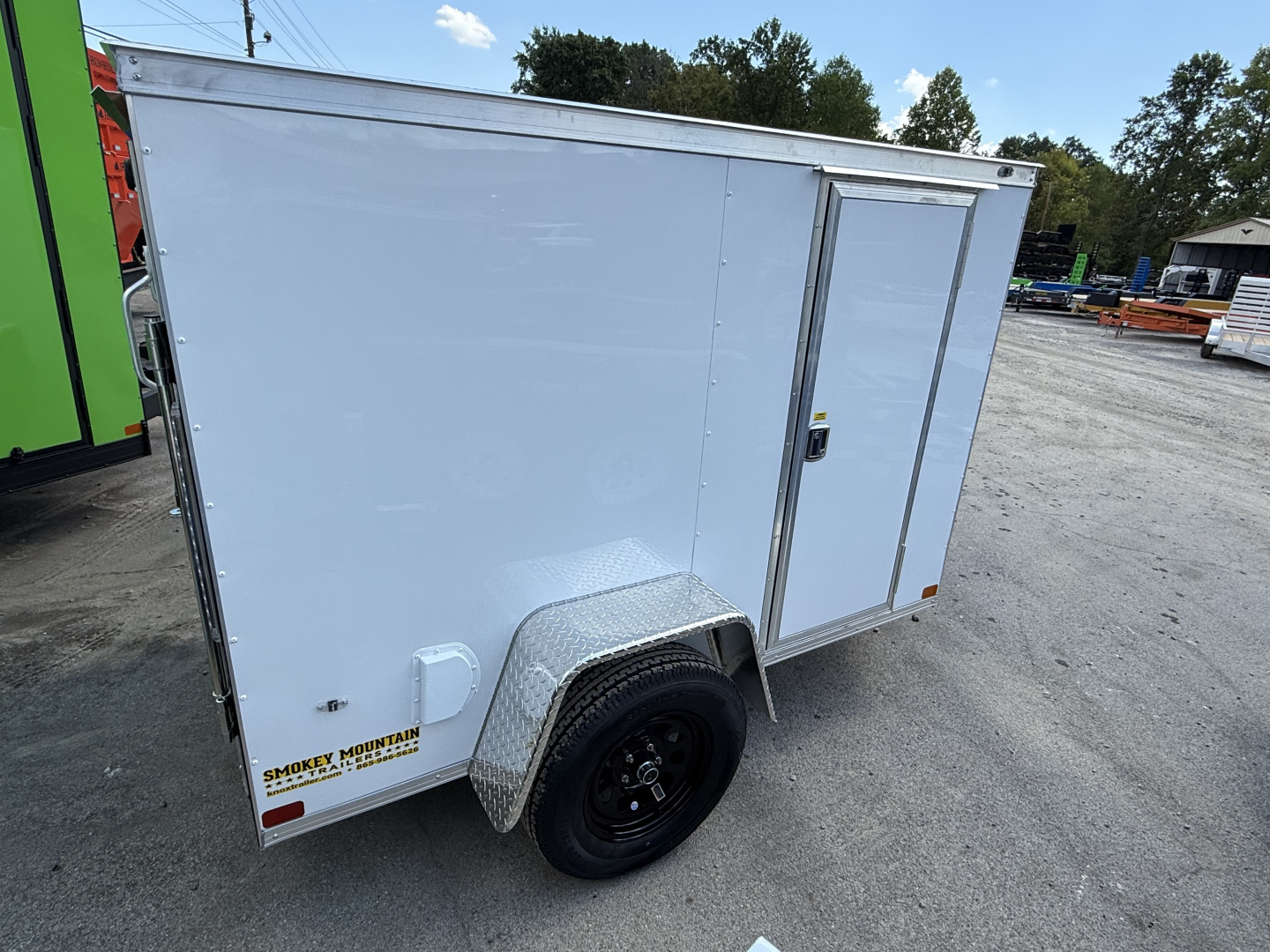 New 2026 Covered Wagon Trailers 5X8 SA SIDE DOOR RAMP Cargo / Enclosed Trailer